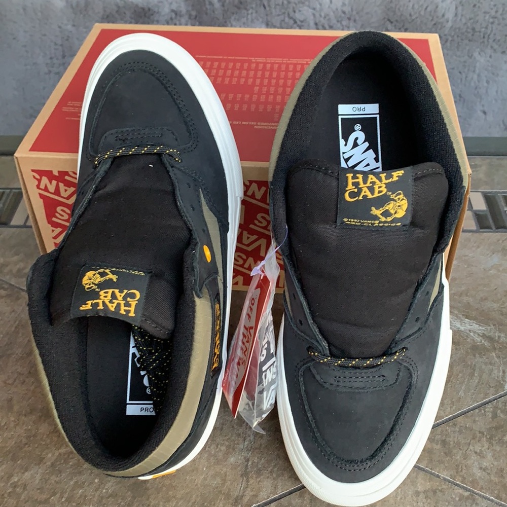 VANS HALF CAB PRO SURPLUS BLACK/MILITARY WMNS - Picture 12 of 16